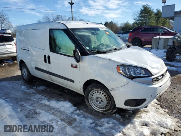 2022 Ram ProMaster City Cargo Tradesman with VIN ZFBHRFABXN6W46018, listed as a Copart auction lot 89099025 with Not Provided miles and Salvage Title. Bid and sale history available at DreamBid. Image 4.