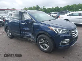2017 Hyundai Santa Fe 2.4L with VIN 5XYZU3LB1HG381065, listed as a IAAI auction lot 42452552 with 93,007 mi miles and . Bid and sale history available at DreamBid. Image 1.