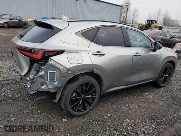 2023 Lexus NX with VIN JTJKKCFZ0P2014650, listed as a Copart auction lot 43068965 with 31,681 mi miles and Salvage Title. Bid and sale history available at carsss.com. Image 3.