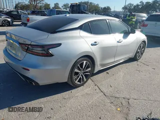 2020 Nissan Maxima SV with VIN 1N4AA6CV4LC378844, listed as a IAAI auction lot 41508246 with 88,349 mi miles. Bid and sale history available at carsss.com. Image 4.