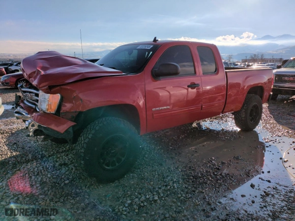 2013 GMC Sierra 1500 SLE with VIN 1GTR2VEA5DZ308282, listed as a Copart auction lot 45326245 with 86,094 mi miles and Salvage Title. Bid and sale history available at carsss.com. Image 1.