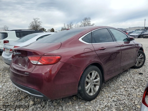 2015 Chrysler 200 Limited with VIN 1C3CCCAB6FN684218, listed as a Copart auction lot 46530155 with 134,525 mi miles and Salvage Title. Bid and sale history available at carsss.com. Image 3.