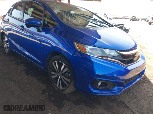 2019 Honda Fit EX with VIN 3HGGK5H83KM715128, listed as a IAAI auction lot 42714559 with 55,855 mi miles and . Bid and sale history available at DreamBid. Image 1.