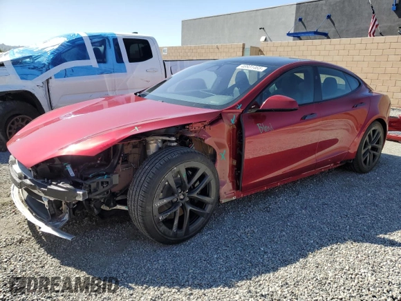 2024 Tesla Model S с VIN 5YJSA1E51RF537362, выставлен на аукционе Copart как лот 46931465 с пробегом 19 467 миль миль и Списание • Salvage title. История ставок и продаж доступна на DreamBid. Изображение 1.