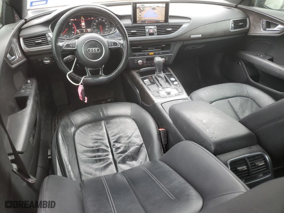 2017 Audi A7 Premium Plus with VIN WAUW2AFC9HN091504, listed as a Copart auction lot 88966485 with 84,731 mi miles and Salvage Title. Bid and sale history available at carsss.com. Image 8.