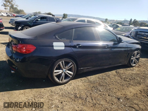 2015 BMW 4 Series 435i with VIN WBA4B1C54FD418309, listed as a Copart auction lot 65259404 with 110,713 mi miles and Salvage Title. Bid and sale history available at carsss.com. Image 3.