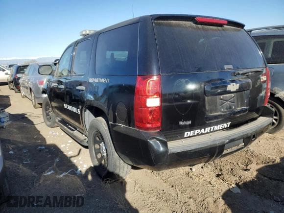 2013 Chevrolet Tahoe Commercial with VIN 1GNLC2E06DR337886, listed as a Copart auction lot 47999245 with 64,306 mi miles and Clean title. Bid and sale history available at DreamBid. Image 2.