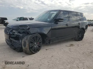 2018 Land Rover Range Rover with VIN SALGS2RE2JA387724, listed as a Copart auction lot 68016574 with 95,205 mi miles and Salvage title. Bid and sale history available at DreamBid. Image 1.