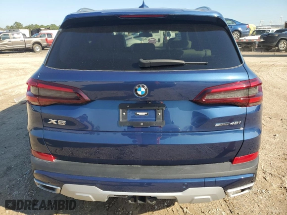 2023 BMW X5 sDrive40i with VIN 5UXCR4C0XP9N87916, listed as a Copart auction lot 85903944 with 0 mi miles and Non Repairable. Bid and sale history available at carsss.com. Image 6.