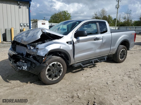 2021 Ford Ranger XL with VIN 1FTER1EH6MLD21416, listed as a Copart auction lot 51342155 with 3,901 mi miles and Non Repairable. Bid and sale history available at carsss.com. Image 1.