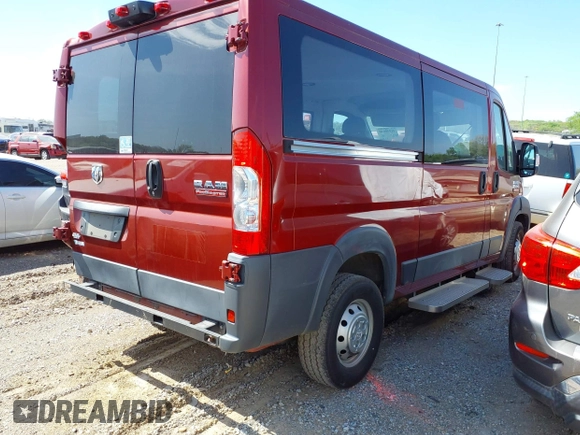 2016 Ram ProMaster Cargo with VIN 3C6TRVAG6GE121314, listed as a IAAI auction lot 41940640 with 54,039 mi miles and . Bid and sale history available at DreamBid. Image 4.
