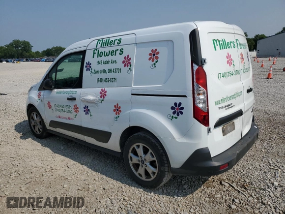 2015 Ford Transit Connect XLT with VIN NM0LS6F74F1219123, listed as a Copart auction lot 58958965 with 169,279 mi miles and Salvage title. Bid and sale history available at DreamBid. Image 2.