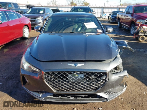 2019 Genesis G70 Advanced z VIN KMTG44LA6KU026842, wystawiony jako IAAI lot #41287135 z przebiegiem 124 608 mil mil oraz . Historia ofert i sprzedaży dostępna na DreamBid. Obrazek 13.