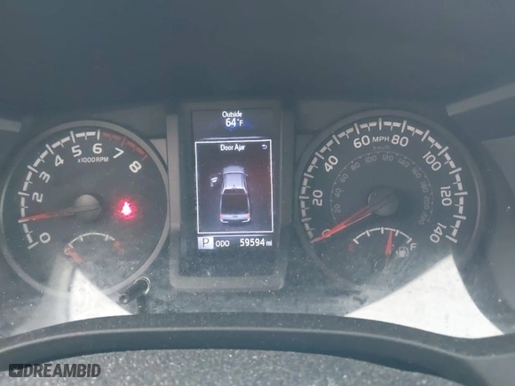 2020 Toyota Tacoma 4WD SR5 with VIN 3TMCZ5AN2LM300117, listed as a IAAI auction lot 41874864 with 59,594 mi miles. Bid and sale history available at carsss.com. Image 7.