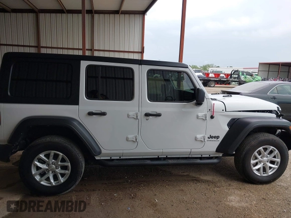 2023 Jeep Wrangler Sport S with VIN 1C4HJXDG8PW620005, listed as a IAAI auction lot 42117455 with 25,725 mi miles and . Bid and sale history available at DreamBid. Image 13.