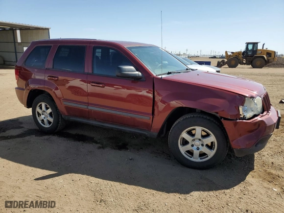 2008 Jeep Grand Cherokee Laredo with VIN 1J8GR48K68C171713, listed as a Copart auction lot 52890155 with 166,245 mi miles and Non Repairable. Bid and sale history available at carsss.com. Image 4.