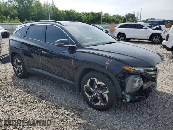 2023 Hyundai Tucson Limited with VIN 5NMJE3AE9PH279105, listed as a Copart auction lot 54303775 with 36,622 mi miles and Salvage title. Bid and sale history available at DreamBid. Image 4.