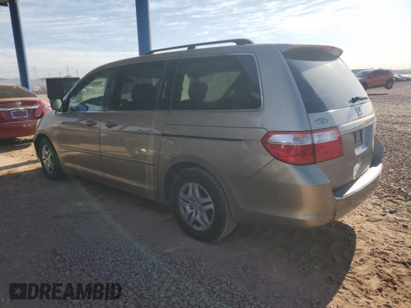 2007 Honda Odyssey EX-L with VIN 5FNRL38657B429817, listed as a Copart auction lot 54777025 with Not Provided miles and Salvage Title. Bid and sale history available at DreamBid. Image 2.