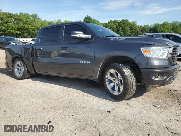 2020 Ram 1500 Lone Star with VIN 1C6RREFT3LN237625, listed as a Copart auction lot 54967085 with 121,388 mi miles and Salvage title. Bid and sale history available at DreamBid. Image 4.