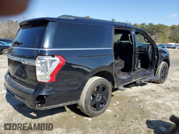 2021 Ford Expedition Max XLT with VIN 1FMJK1JT5MEA75357, listed as a Copart auction lot 44400205 with 146,235 mi miles and Salvage Title. Bid and sale history available at DreamBid. Image 3.