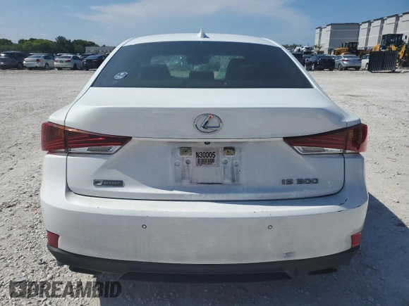 2020 Lexus IS 300 F Sport with VIN JTHGA1D22L5109014, listed as a Copart auction lot 58302165 with 88,937 mi miles and Non repairable. Bid and sale history available at DreamBid. Image 6.