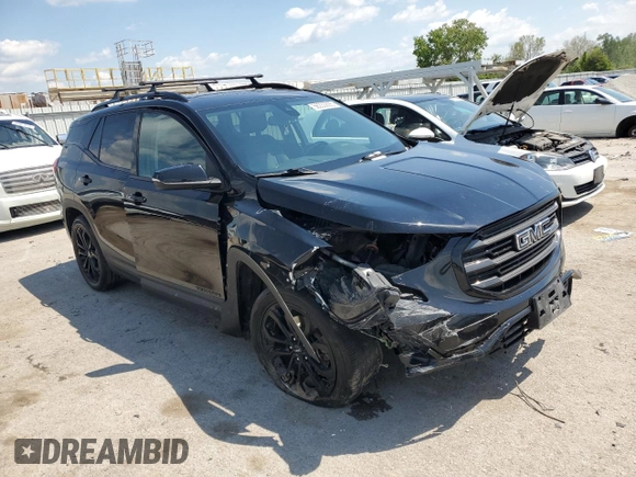 2020 GMC Terrain SLT z VIN 3GKALVEX6LL284258, wystawiony jako Copart lot #56233805 z przebiegiem 108 561 mil mil oraz Szkoda całkowita • Salvage title. Historia ofert i sprzedaży dostępna na DreamBid. Obrazek 4.