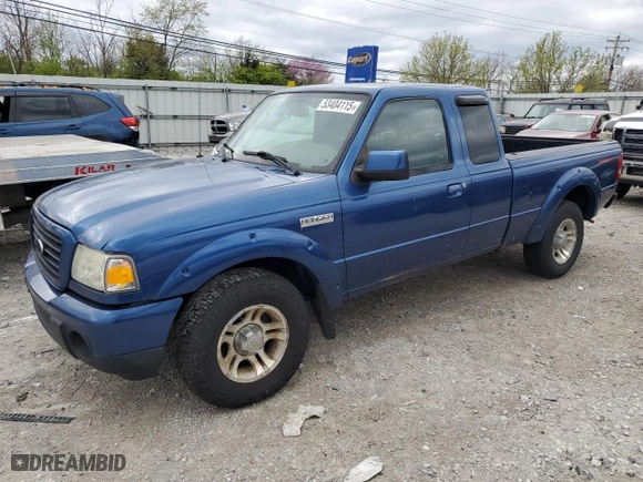 2008 Ford Ranger XLT with VIN 1FTYR44U28PA96651, listed as a Copart auction lot 53404115 with 194,086 mi miles and Clean Title. Bid and sale history available at carsss.com. Image 1.