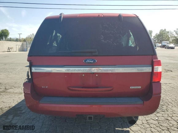 2017 Ford Expedition EL XLT with VIN 1FMJK1HT9HEA33558, listed as a Copart auction lot 51840495 with 143,971 mi miles and Salvage Title. Bid and sale history available at carsss.com. Image 6.