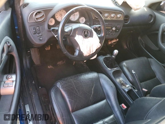 2005 Acura RSX Type S with VIN JH4DC53095S010179, listed as a Copart auction lot 42137095 with 160,934 mi miles and Salvage title. Bid and sale history available at DreamBid. Image 8.