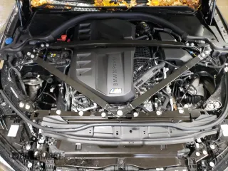 2025 BMW M4 Competition xDrive with VIN WBS33HK02SCS87206, listed as a Copart auction lot 79420424 with 3,703 mi miles and Salvage Title. Bid and sale history available at carsss.com. Image 11.