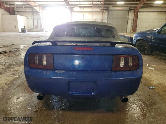 2005 Ford Mustang Deluxe with VIN 1ZVFT84N055192288, listed as a Copart auction lot 48221075 with 137,692 mi miles and Salvage Title. Bid and sale history available at carsss.com. Image 6.