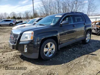 2015 GMC Terrain SLT with VIN 2GKFLXEK9F6366838, listed as a Copart auction lot 49909975 with 55,675 mi miles and Salvage Title. Bid and sale history available at carsss.com. Image 1.
