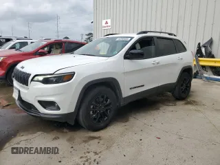 2023 Jeep Cherokee Altitude Lux with VIN 1C4PJMMB0PD109916, listed as a Copart auction lot 44266685 with 42,966 mi miles and Salvage Title. Bid and sale history available at carsss.com. Image 1.