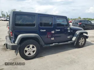 2013 Jeep Wrangler Unlimited Sport z VIN 1C4BJWDG7DL509796, wystawiony jako Copart lot #55787455 z przebiegiem 178 907 mil mil oraz Nie do naprawy • Non repairable. Historia ofert i sprzedaży dostępna na DreamBid. Obrazek 3.