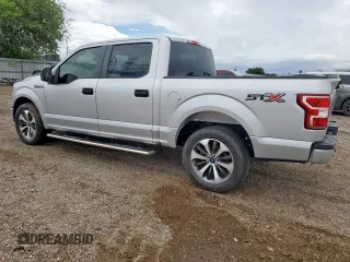 2019 Ford F-150 XL with VIN 1FTEW1C54KKF26298, listed as a Copart auction lot 62091785 with 108,889 mi miles and Salvage title. Bid and sale history available at DreamBid. Image 2.