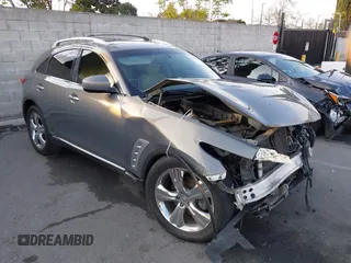 2011 Infiniti FX35 with VIN JN8AS1MU4BM110597, listed as a IAAI auction lot 41462182 with 154,456 mi miles. Bid and sale history available at carsss.com. Image 1.