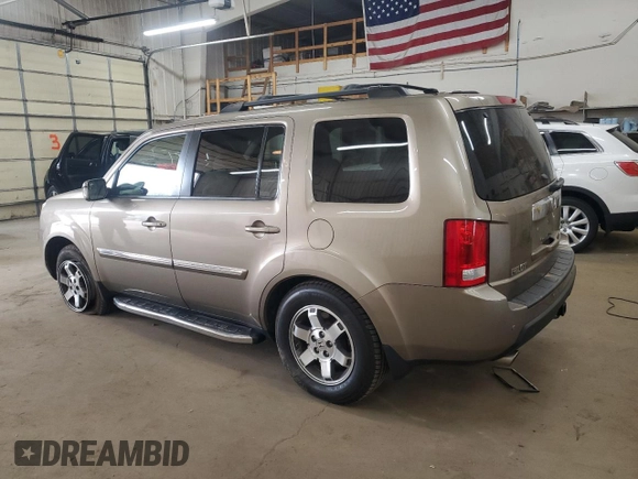 2009 Honda Pilot Touring with VIN 5FNYF48929B039960, listed as a Copart auction lot 53284655 with 153,345 mi miles and Salvage Title. Bid and sale history available at carsss.com. Image 2.