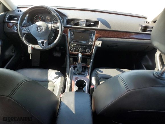 2013 Volkswagen Passat SEL Premium with VIN 1VWCP7A32DC070188, listed as a Copart auction lot 52161325 with 175,368 mi miles and Salvage Title. Bid and sale history available at carsss.com. Image 8.