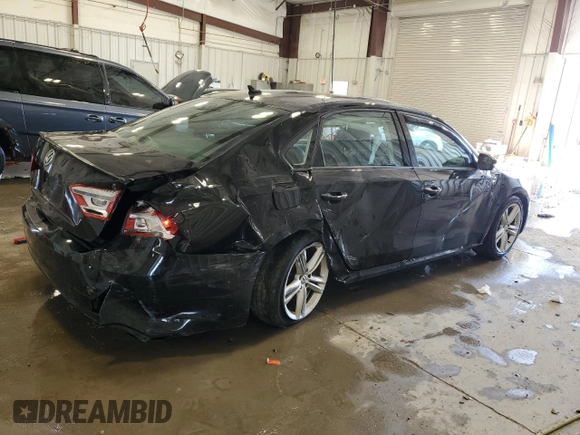 2014 Volkswagen Passat S w/Nav with VIN 1VWAP7A32EC021663, listed as a Copart auction lot 48789655 with 162,222 mi miles and Non Repairable. Bid and sale history available at carsss.com. Image 3.