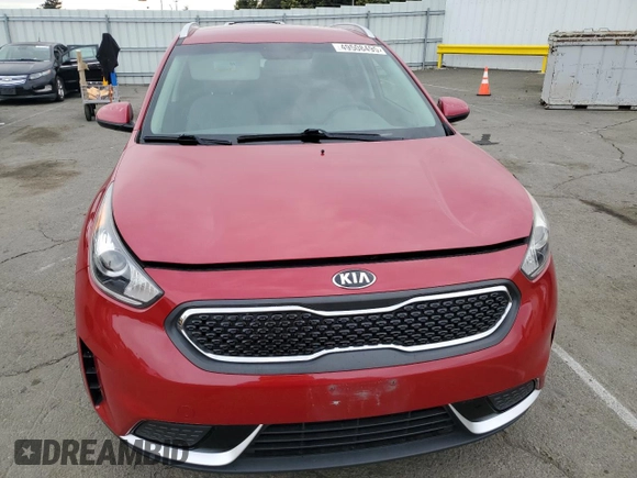 2018 Kia Niro LX with VIN KNDCB3LC1J5153943, listed as a Copart auction lot 49508495 with 135,598 mi miles and Salvage Title. Bid and sale history available at carsss.com. Image 5.