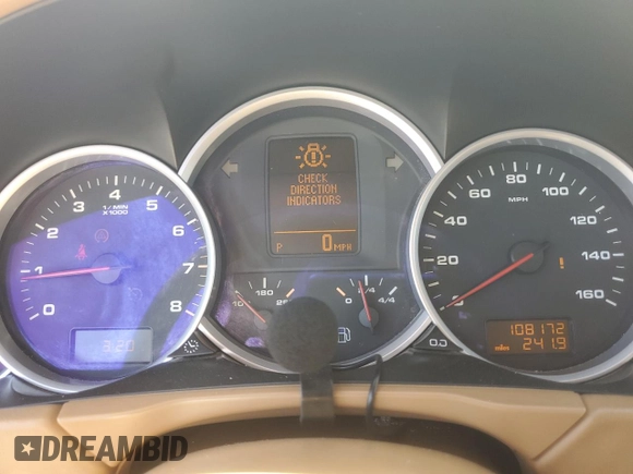 2008 Porsche Cayenne S with VIN WP1AB29P68LA34589, listed as a Copart auction lot 57899745 with 108,172 mi miles and Clean title. Bid and sale history available at DreamBid. Image 9.