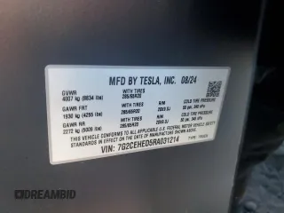 2024 Tesla Cybertruck z VIN 7G2CEHED5RA031214, wystawiony jako Copart lot #85656154 z przebiegiem 2 102 mil mil oraz Szkoda całkowita • Salvage title. Historia ofert i sprzedaży dostępna na DreamBid. Obrazek 13.