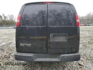 2016 Chevrolet Express Cargo Van with VIN 1GCWGAFGXG1158950, listed as a Copart auction lot 44547015 with 195,445 mi miles and Salvage Title. Bid and sale history available at carsss.com. Image 6.
