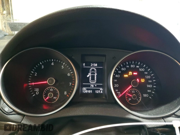 2010 Volkswagen GTI z VIN WVWGV7AJ2AW312660, wystawiony jako Copart lot #60937865 z przebiegiem 120 101 mil mil oraz Szkoda całkowita • Salvage title. Historia ofert i sprzedaży dostępna na DreamBid. Obrazek 9.