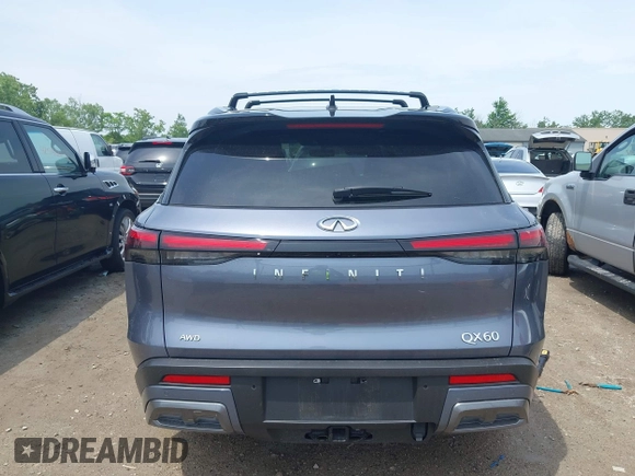 2023 Infiniti QX60 Autograph with VIN 5N1DL1HU6PC374316, listed as a IAAI auction lot 42554850 with 40,023 mi miles and . Bid and sale history available at DreamBid. Image 16.
