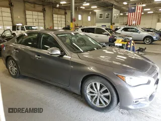 2014 Infiniti Q50 Premium with VIN JN1BV7AR5EM683185, listed as a Copart auction lot 53796975 with 149,277 mi miles and Salvage Title. Bid and sale history available at DreamBid. Image 4.
