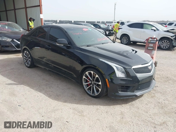 2016 Cadillac ATS-V with VIN 1G6AN5SY9G0111634, listed as a IAAI auction lot 41726817 with 91,003 mi miles. Bid and sale history available at carsss.com. Image 1.