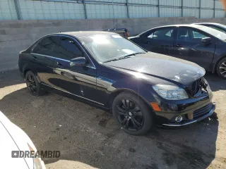 2011 Mercedes-Benz C with VIN WDDGF5EB3BA526033, listed as a Copart auction lot 46273215 with Not Provided miles and Salvage Title. Bid and sale history available at carsss.com. Image 4.