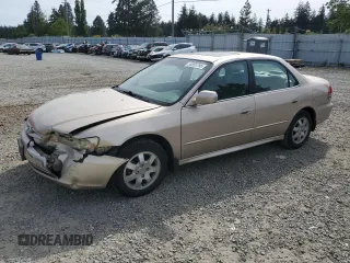 2002 Honda Accord EX z VIN 1HGCG56642A157000, wystawiony jako Copart lot #55855755 z przebiegiem 196 769 mil mil oraz Szkoda całkowita • Salvage title. Historia ofert i sprzedaży dostępna na DreamBid. Obrazek 1.