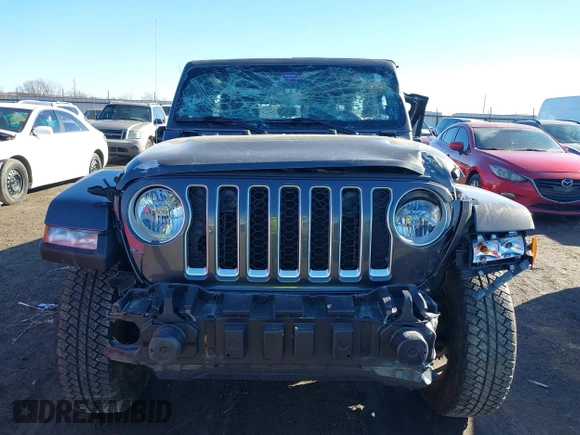 2022 Jeep Gladiator High Altitude with VIN 1C6HJTFG2NL183405, listed as a IAAI auction lot 41341938 with Not provided miles and . Bid and sale history available at DreamBid. Image 12.